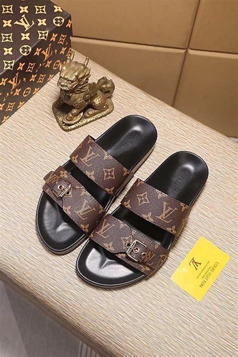 louis vuitton slip on sandals|Louis Vuitton fluffy sandals.